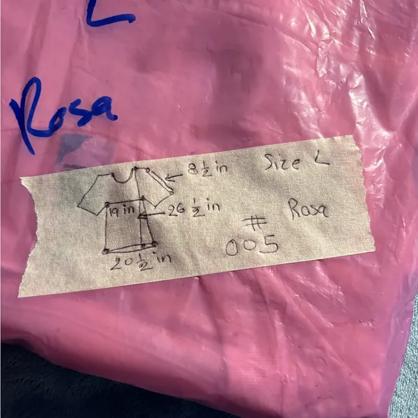 Viste Ruah St Joseph Pink Graphic T-Shirt Size L San Jose Religious Tee #047 - Image 8