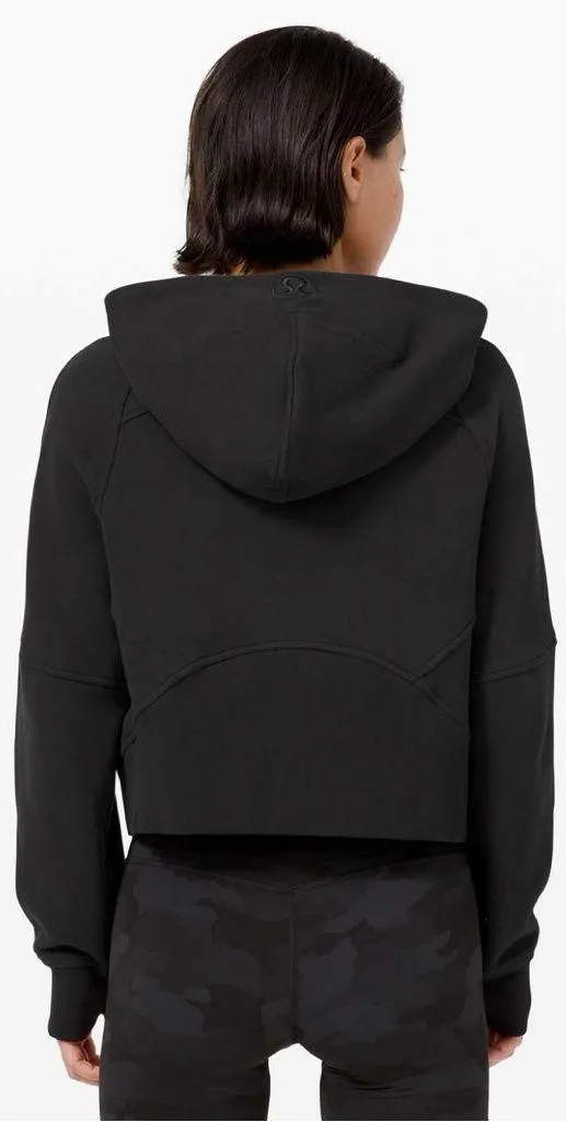 Lululemon Women’s Scuba Oversized 1/2 Zip Sweatshirt Hoodie Pullover Black M/L - Image 2