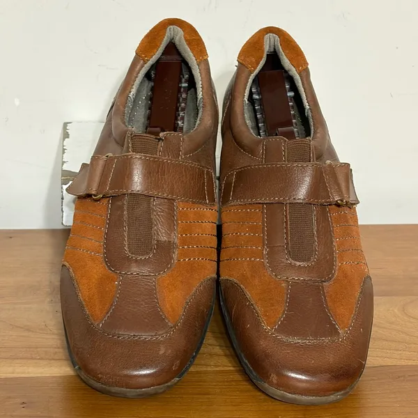 Naturalizer Blair Brown Leather Suede N5 Comfort Loafers Walking Shoes 8.5W - Image 5