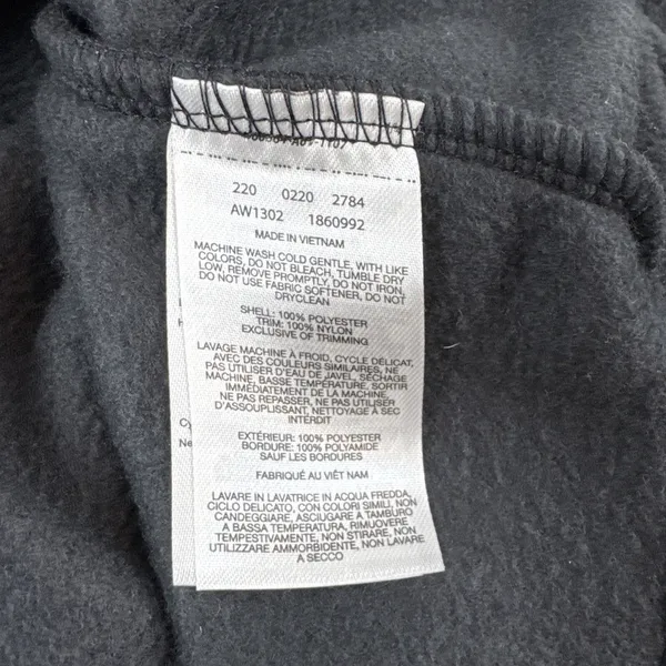 Columbia Women's Fleece Pullover Sweater Size 2X Solid Black Soft Comfy & Warm - Image 8
