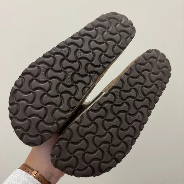 Birkenstock Madrid Birko-Flor Copper Metallic Leather Sandals 5‎ - Image 5