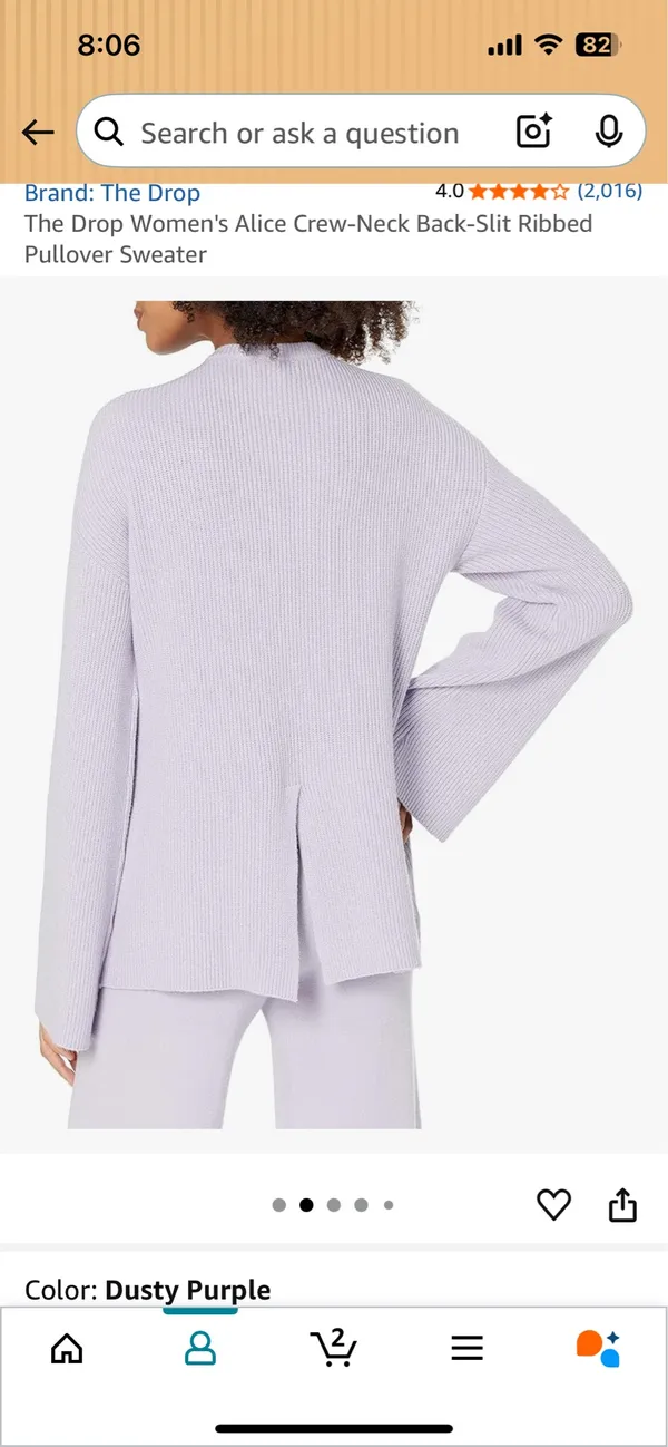 Lavender Sweater Set - Image 2