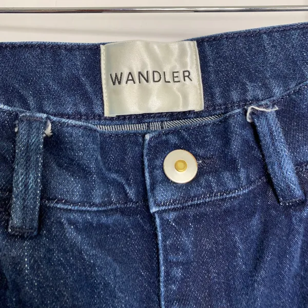 Wandler Daisy Flared Dark Blue Jeans Womens Size 26 - Image 5