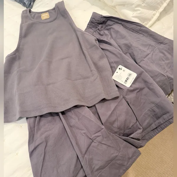 FREE PEOPLE Milani Set in Smoked Pearls size Small‎ NWT Sold as Skirt and Top - Image 6