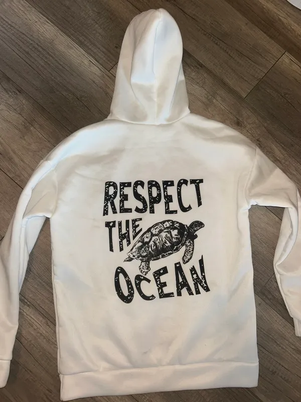 hoodie White Size M - Image 4