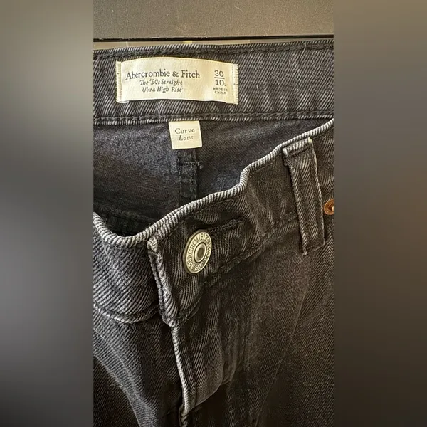 Abercrombie & fitch Women's Black Jeans‎ - Image 6