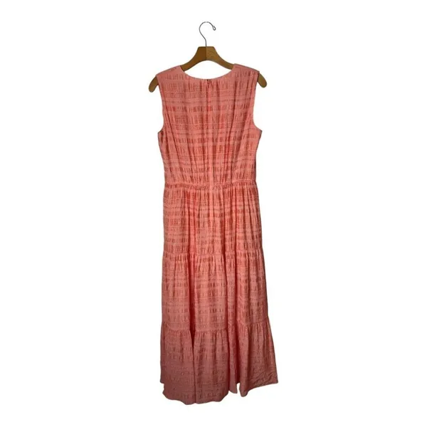 Gal Meets Glam Dress Women 6 Peach Coral Sleeveless Fiona‎ Tiered Maxi Boho - Image 3