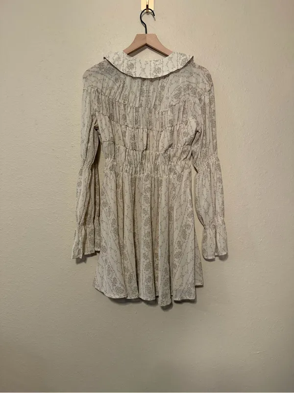 Urban Outfitters Kimchi Blue Lonie Smocked Mini Dress Size Large NWT - Image 10