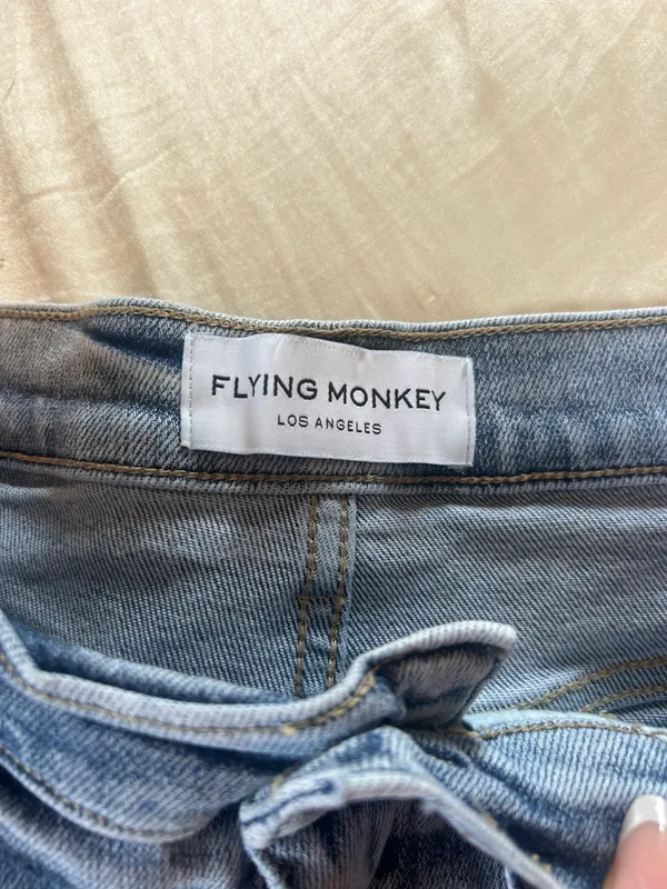 Buckle Jean Shorts - Image 3
