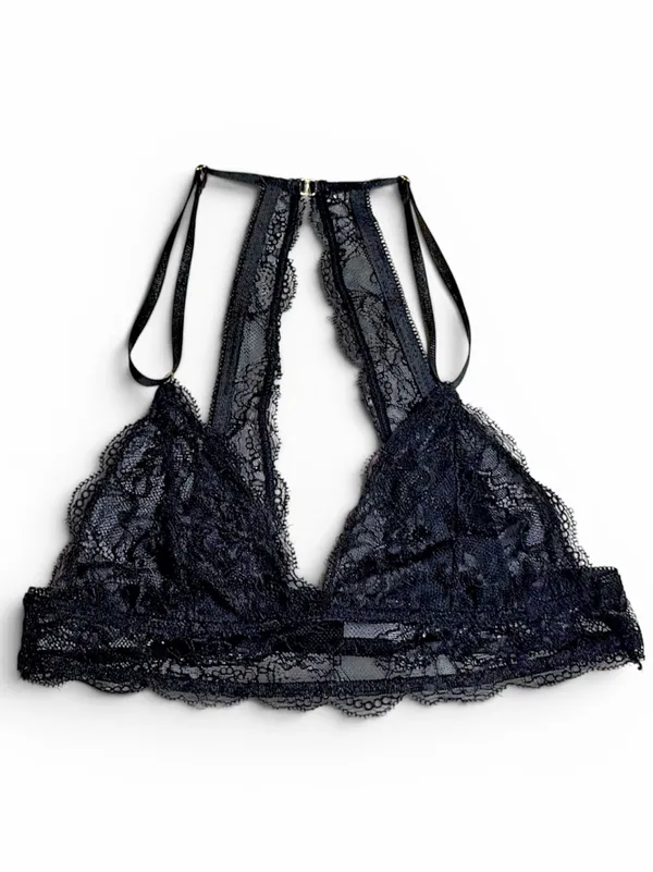 Convertible Black Lace Bralette Sz S NWOT - Image 3