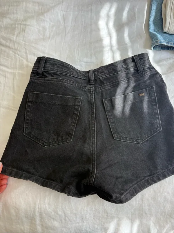 Black Women's Denim Skort - Zara - Image 2