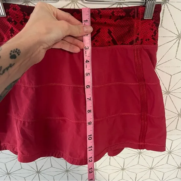 Lululemon Pace Rival Skirt Ziggy Cranberry - Image 4