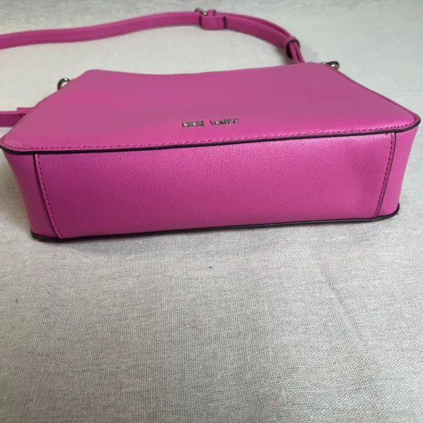 Nine West | Hot Pink Vegan Leather Crossbody Purse - Image 6
