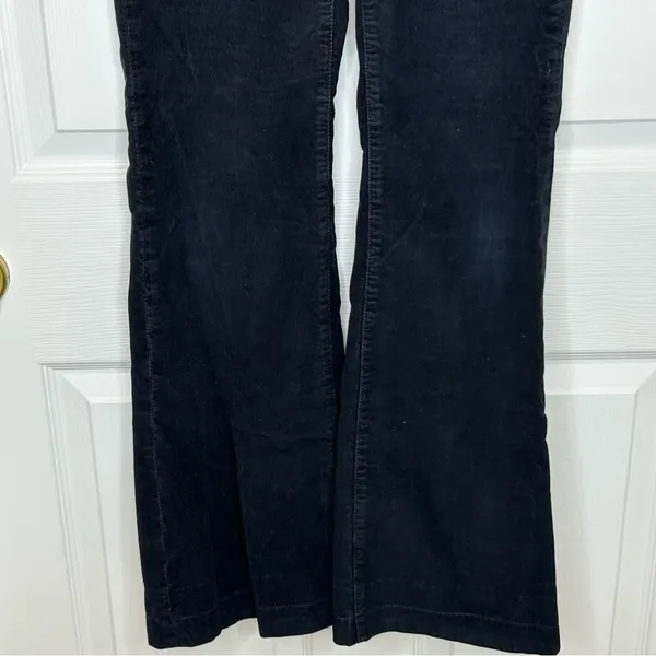 7 For All Mankind Black and Burgundy Corduroy Pants‎ Size 24 - Image 13