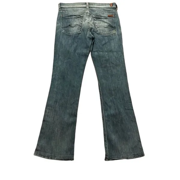 7 for all Mankind bootcut low rise jeans 27 - Image 2