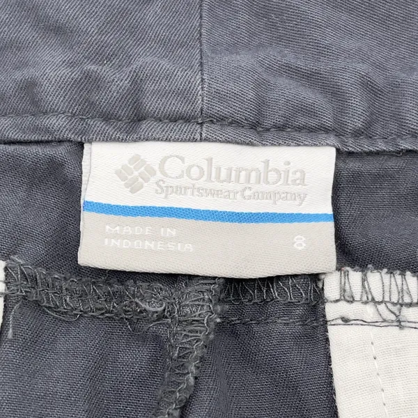 Columbia Capris Pants Women‎ 8 Gray Cotton Outdoor Hiking Gorpcore Minimalist - Image 8