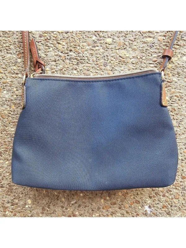 Dooney & Bourke Navy Blue Nylon Crossbody Adjustable Strap Small Minimalist - Image 8