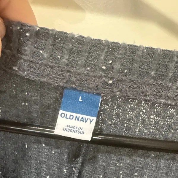 Old Navy Dark Gray Long Sleeve Top / M62 - Image 3