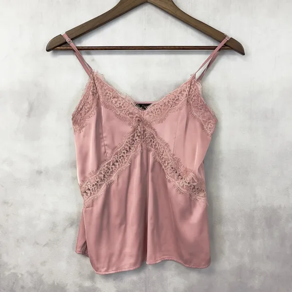 Love Tree Y2K Babydoll Cami Tank Top Women Small Pink Soft Girl Coquette Romantic Dainty‎ - Image 5