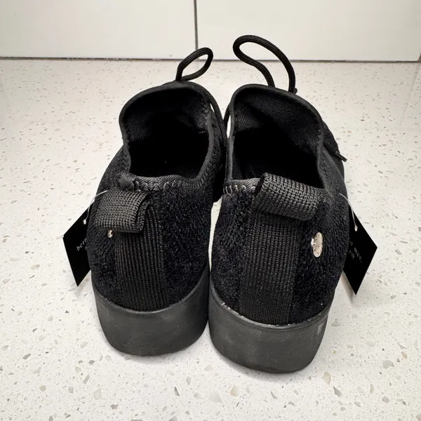 Bernie Mev Cara Women Black Vegan Knit Platform Sneakers‎ Size 38 or 7 NWOT - Image 8