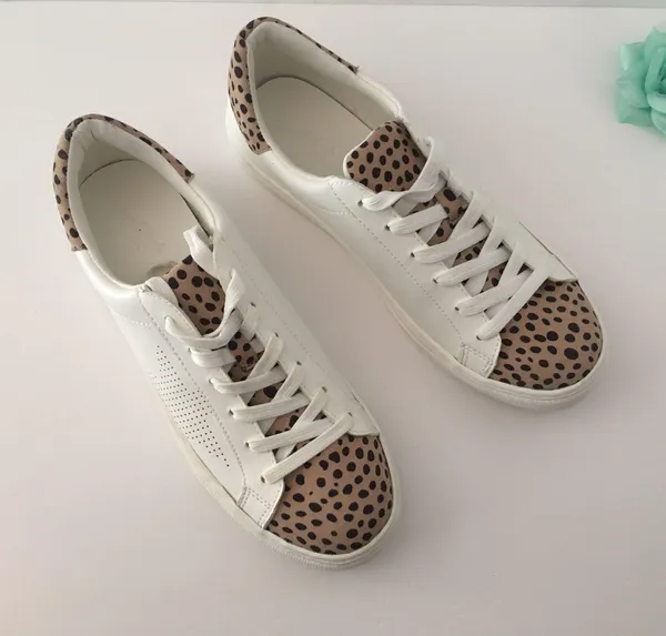 Cheetah Print Sneakers, Size 8 1/2 - Image 2