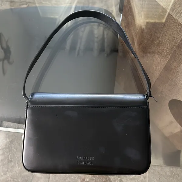 Revolve Stefania Baguette Bag, Black NWT - Image 9