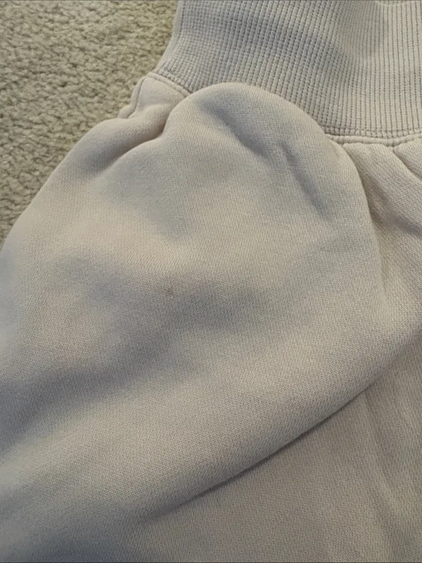Nike Cream Beige Swoosh Joggers - Image 3