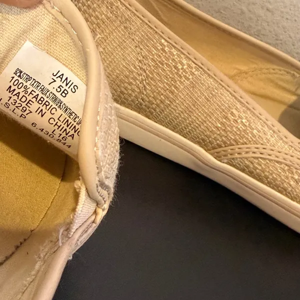 Ralph Lauren Womens Slip on Sneakers Size 7.5 RL Logo Preppy Nautical Minimalist - Image 2