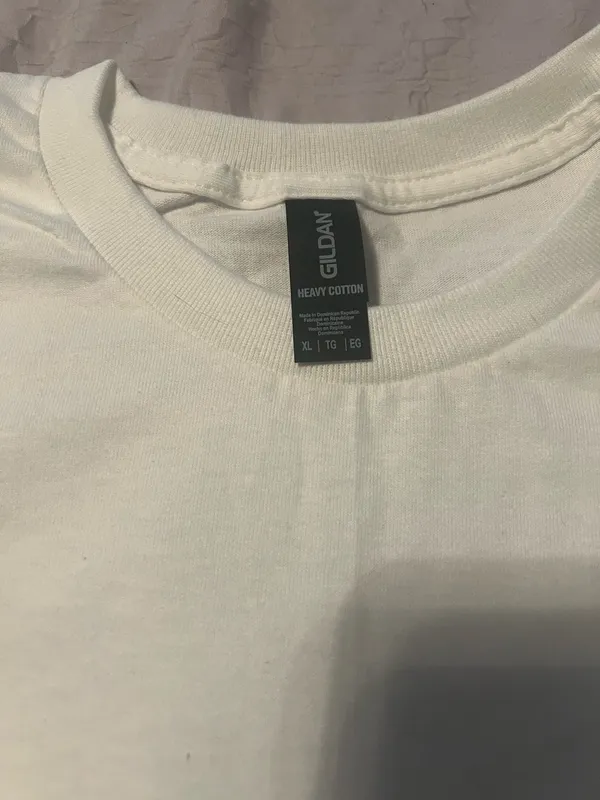 Gildan Unisex 100% White Cotton “Enjoy The Little Things” Short Sleeve TShirt Size XL - Image 4