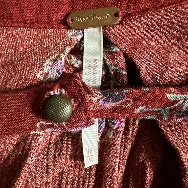 Free People Tree Swing Tunic Sleeveless Dress Size Medium - Image 6