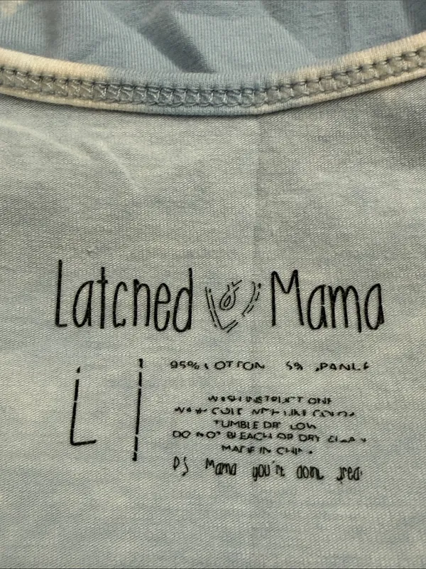 LATCHED MAMA Breastfeeding Tank Top Size Large (Nursing Top) - Image 6