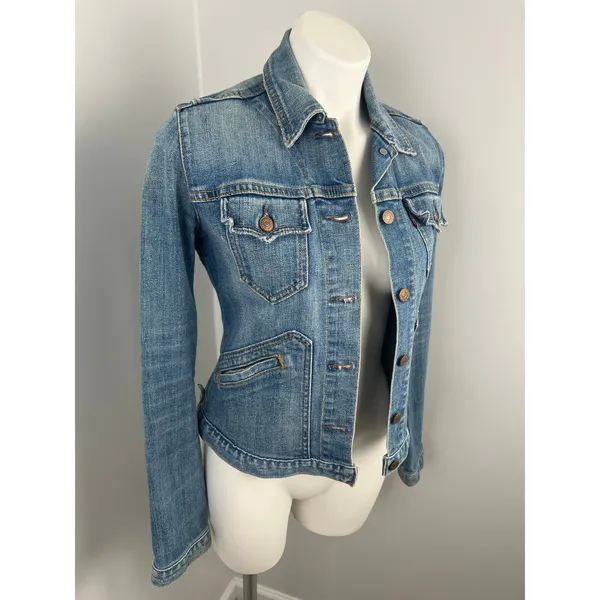 Girls Juniors Levi's Denim Jacket Size XS - Image 2