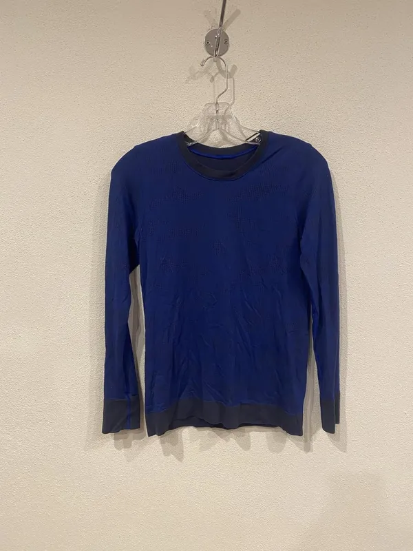 Lululemon Swiftly Breathe Shirt Womens Small Blue Long Sleeve Crew Neck Athletic - Image 2