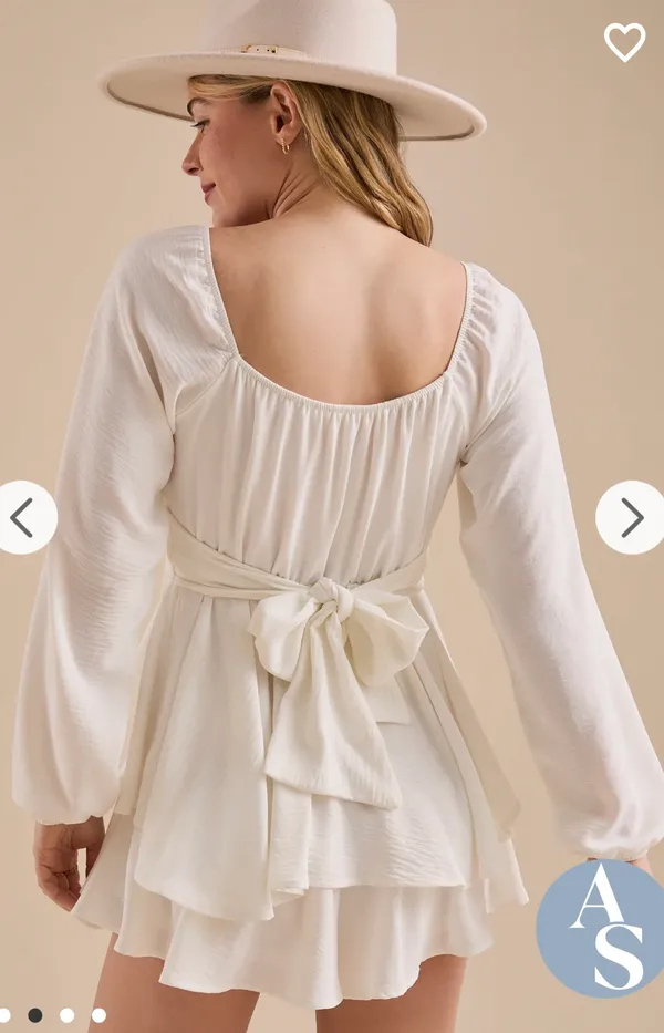 Altar'd State White Romper - Image 3