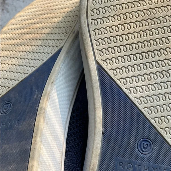 Rothy's Maritime Lattice Stitch Sneakers Navy - Image 13