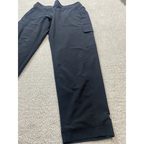 Athleta Pants Womens 12 Black Cargo Stretch Joggers Athletic Outdoor Zip Pocket - Image 14