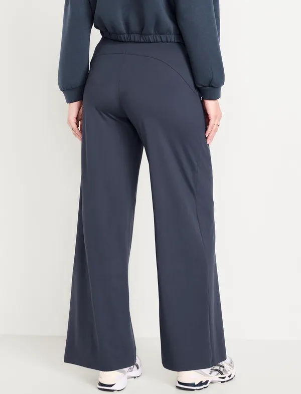 Old Navy High Waisted Power Soft Trouser Pants in Dusk Navy - Image 2