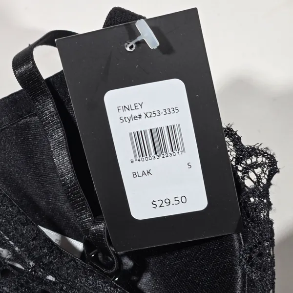 Frederick's of Hollywood Finley Lace Bralette Black S‎ NWT - Image 5