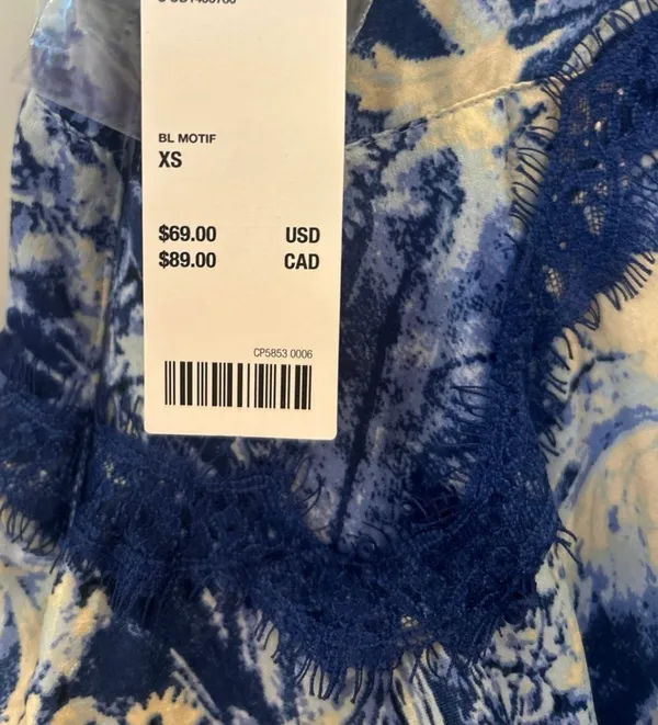 low back lace coastal granddaughter blue beach beachy summer print dress - Image 11