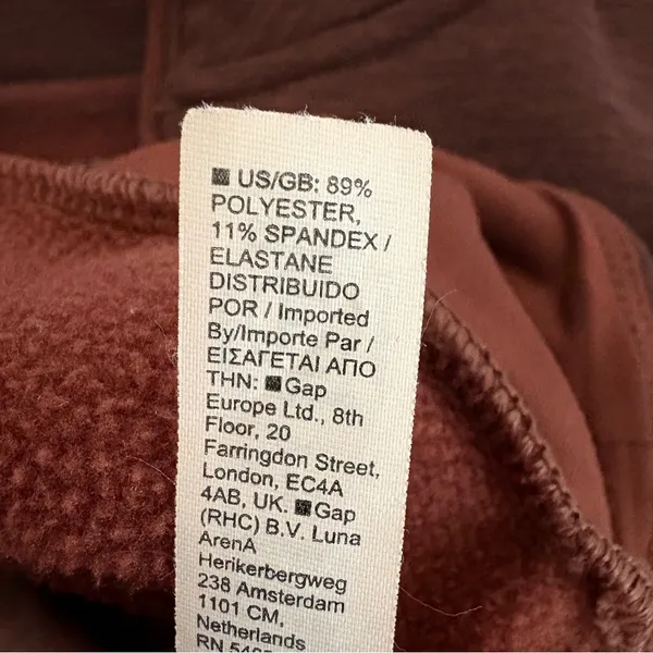 ATHLETA Altitude Polartec Half Zip‎ Sweatshirt Rust Size S Small - Image 13