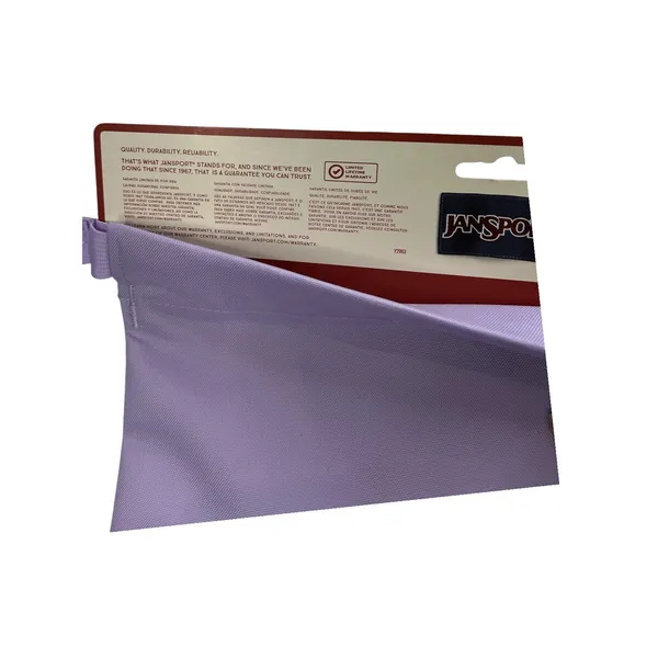 NWT - JanSport Draw Sack Lavender Purple Drawstring Backpack Bag - Image 5