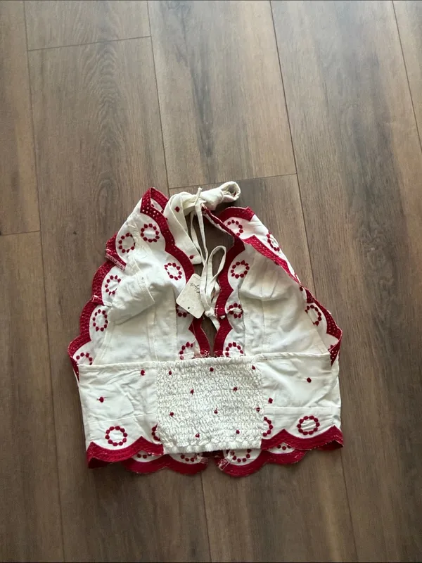 Free People Annie Halter Vest Top- Medium - Image 6