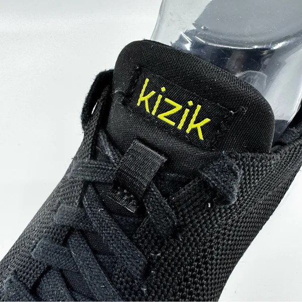 Kizik Athens hands-free sneakers in black with neon green mens 5.5 women’s 7 - Image 7