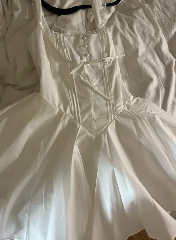 Babyboo White Dress - Image 6