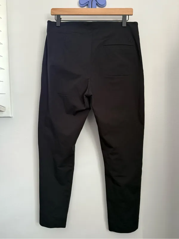 Footjoy Women’s Medium Pull On Black Pants Straight Office Work Business Casual - Image 3