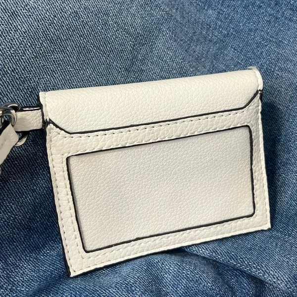 STEVE MADDEN Credit Card/ID Wallet with Wrist Strap White-OS - Image 4