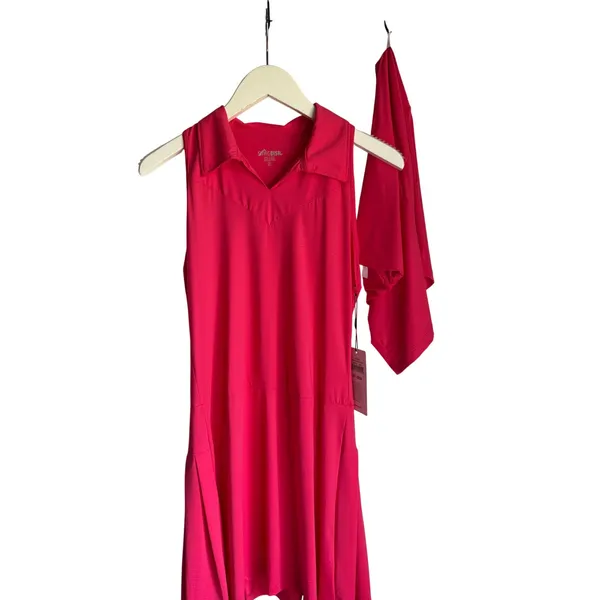 NWT SwingDish Golf Dress Set Small Pink Tennis Pickleball Shorts - Image 2