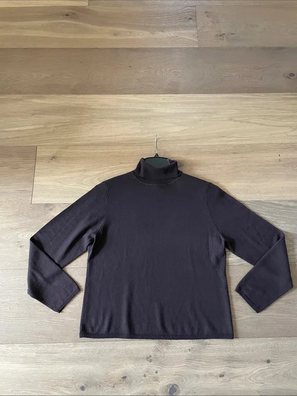 Charter Club Extra Fine Italian Merino Wool Turtleneck Sweater Vintage Size XL - Image 4
