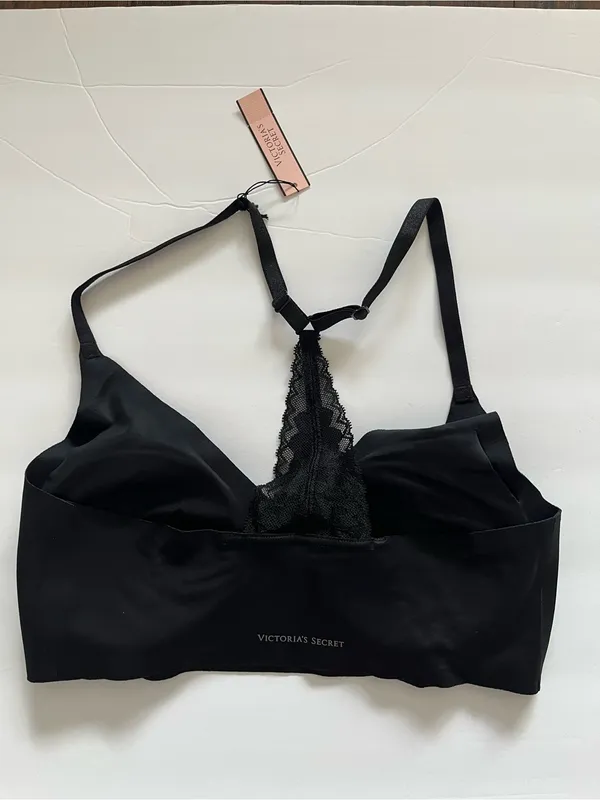 Victorias Secret Lace Racerback Bra Bralette Black Size XS NEW NWT - Image 2