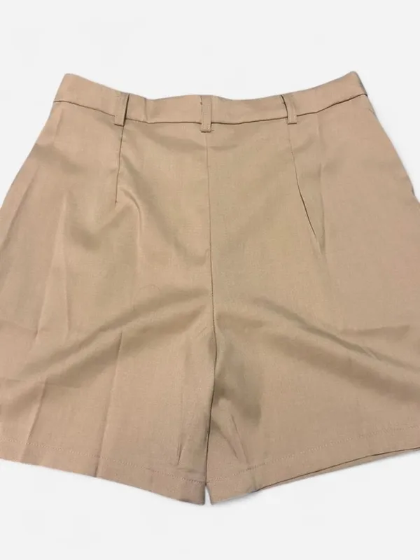 Amazon Tan high-waisted shorts with a relaxed fit #summer #minimalist - Image 2